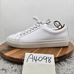 Thursday Boot Company Mens 9 Premier Low Top White Leather Casual Daily Sneaker